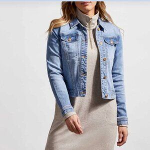 Tribal Denim Jacket -Light Vintage - Small